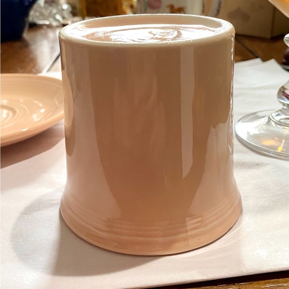 Fiesta Ware Mug & Saucer in Retired “Apricot” Color. Made between 1986-98. EUC - Picture 11 of 15